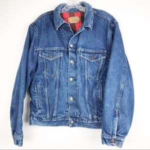 Vintage Denim Jean Jacket Button Up Oversized